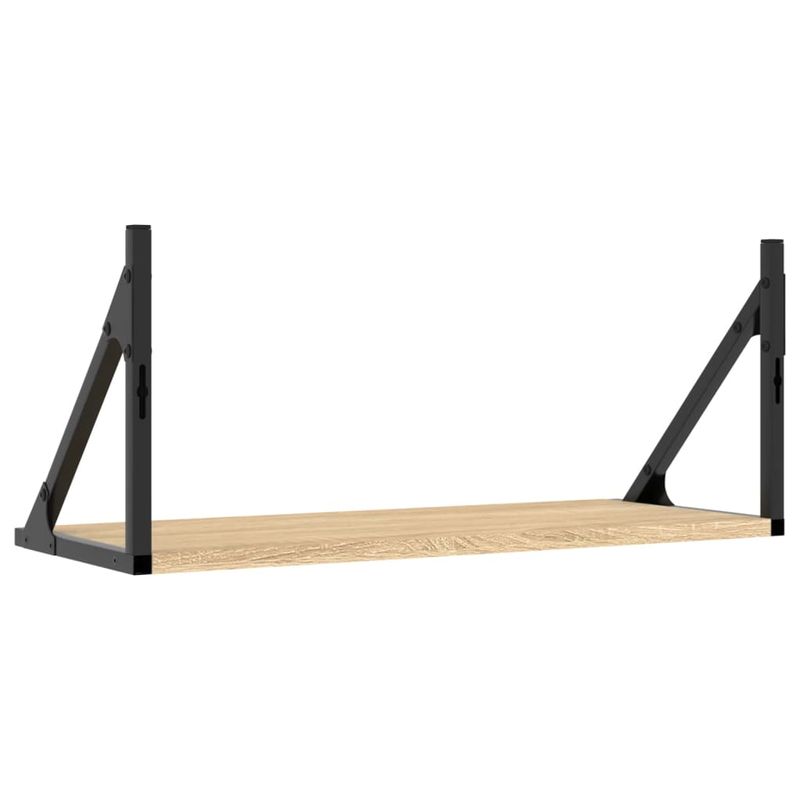 Casa si Gradina - Mobilier - Biblioteci si rafturi - Rafturi - Dulapuri de perete, 2 buc., stejar sonoma, 60x25x25,5 cm, lemn - Infinity.ro