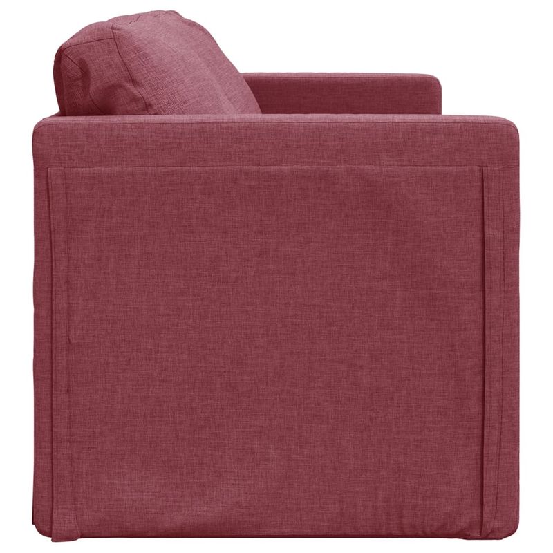 Casa si Gradina - Mobilier - Canapele si coltare - Canapele - Canapea extensibila 2 in 1, bordo, 112x174x55 cm, textil - Infinity.ro