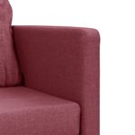 Casa si Gradina - Mobilier - Canapele si coltare - Canapele - Canapea extensibila 2 in 1, bordo, 112x174x55 cm, textil - Infinity.ro