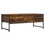Casa si Gradina - Mobilier - Mese si birouri - Masute de cafea - Masuta de cafea, stejar fumuriu, 101x49x39,5 cm, lemn prelucrat - Infinity.ro