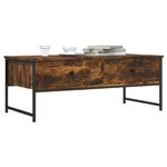 Casa si Gradina - Mobilier - Mese si birouri - Masute de cafea - Masuta de cafea, stejar fumuriu, 101x49x39,5 cm, lemn prelucrat - Infinity.ro