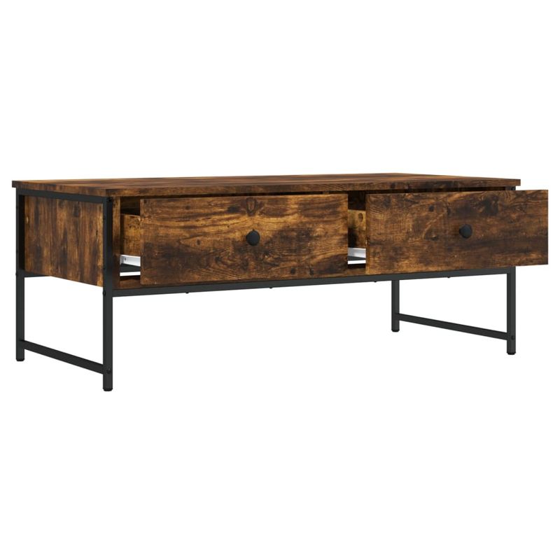 Casa si Gradina - Mobilier - Mese si birouri - Masute de cafea - Masuta de cafea, stejar fumuriu, 101x49x39,5 cm, lemn prelucrat - Infinity.ro