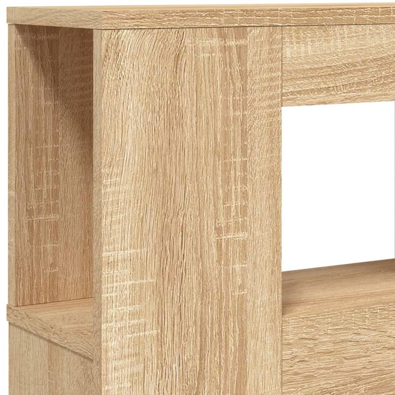 Casa si Gradina - Mobilier - Paturi si accesorii - Accesorii paturi - Tablie de pat cu LED, stejar sonoma, 120x18,5x103,5 cm, lemn - Infinity.ro