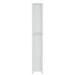 Casa si Gradina - Mobilier - Mobilier baie - Comode baie - Dulap masina de spalat „BERG” alb 76x27x164,5 cm lemn masiv - Infinity.ro