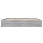 Casa si Gradina - Mobilier - Paturi si accesorii - Paturi - Cadru de pat, sonoma gri, 200x200 cm - Infinity.ro