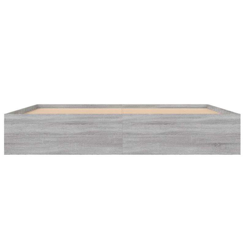 Casa si Gradina - Mobilier - Paturi si accesorii - Paturi - Cadru de pat, sonoma gri, 200x200 cm - Infinity.ro