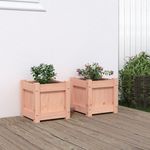Casa si Gradina - Gradinarit si plante - Plante si ghivece - Ghivece si suporturi - Jardiniere de gradina, 2 buc., lemn masiv douglas - Infinity.ro