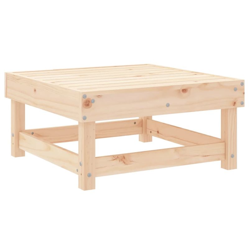 Casa si Gradina - Gradina si terasa - Mobilier exterior - Canapele si fotolii gradina - Taburet de gradina, lemn masiv de pin - Infinity.ro