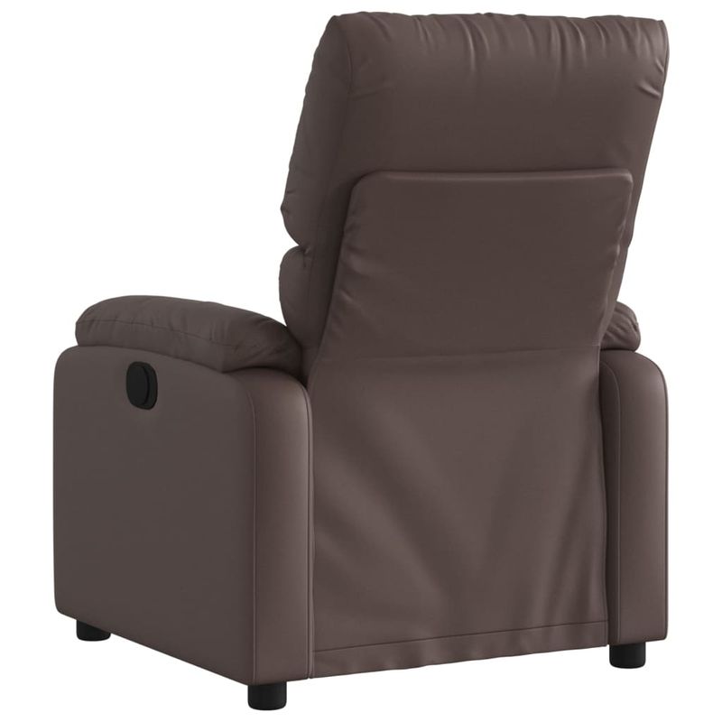 Casa si Gradina - Mobilier - Scaune si fotolii - Fotolii - Fotoliu rabatabil, maro, piele ecologica - Infinity.ro