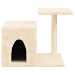 Petshop - Accesorii petshop - Jucarii animale - Ansambluri de joaca - Ansamblu pisici, stalpi din funie sisal, crem, 50,5 cm - Infinity.ro