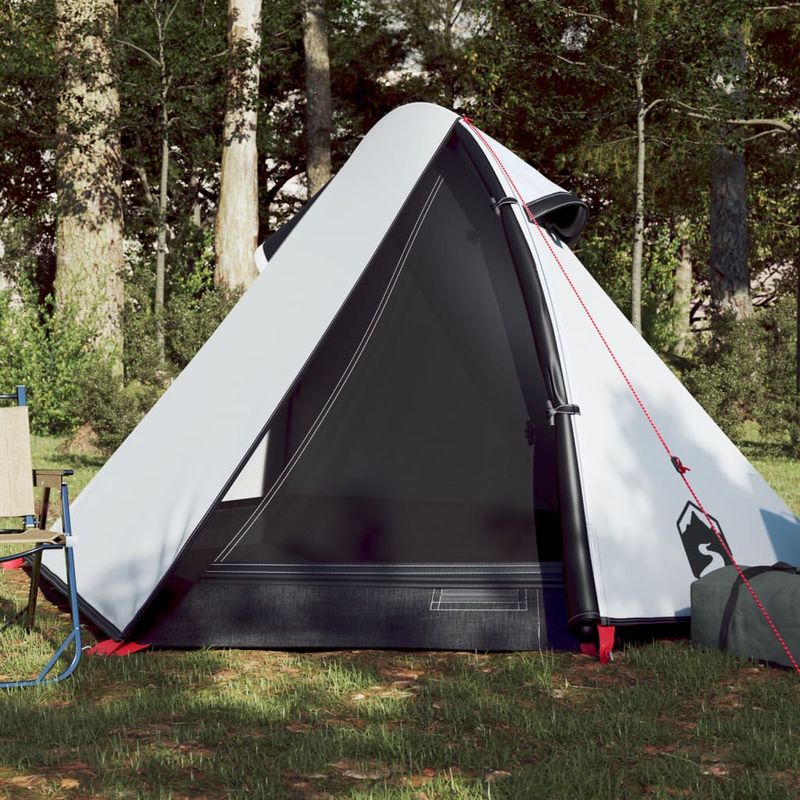 Sport si Outdoor - Camping - Corturi camping - Cort camping, 2 persoane, alb, tesatura opaca, impermeabil - Infinity.ro