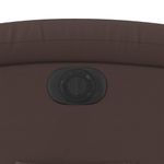 Casa si Gradina - Mobilier - Scaune si fotolii - Fotolii - Fotoliu rabatabil electric, maro, piele ecologica - Infinity.ro