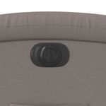 Casa si Gradina - Mobilier - Scaune si fotolii - Fotolii - Fotoliu electric rabatabil cu ridicare, gri taupe, textil - Infinity.ro