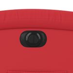 Casa si Gradina - Mobilier - Scaune si fotolii - Fotolii - Fotoliu rabatabil electric, rosu, piele ecologica - Infinity.ro