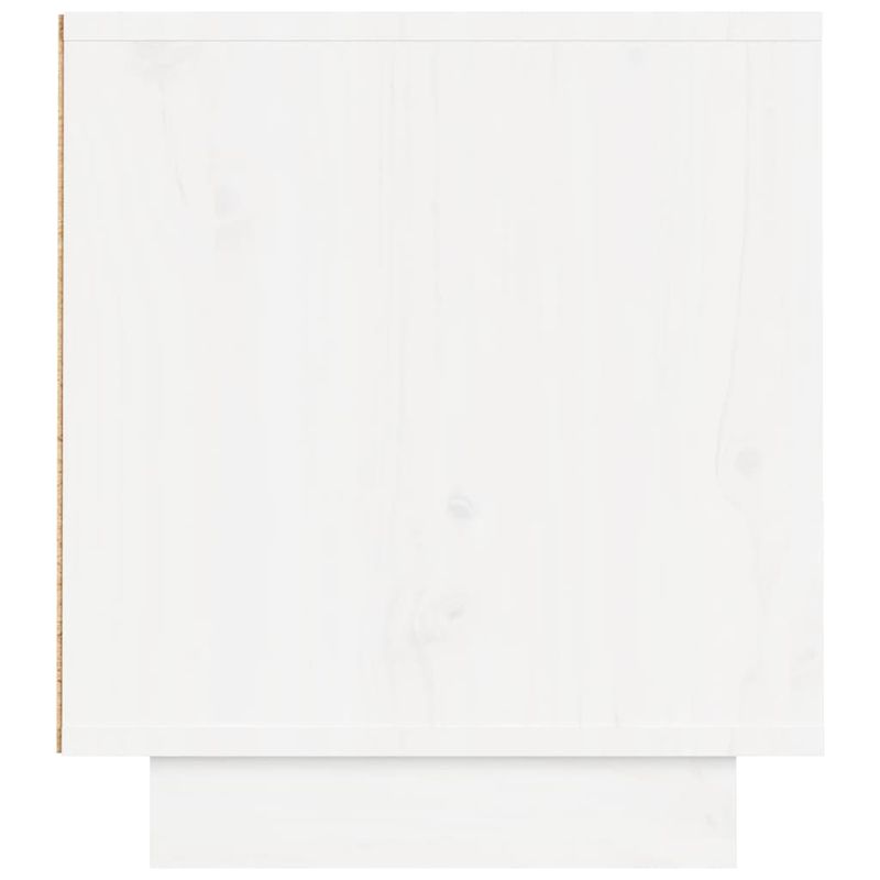 Casa si Gradina - Mobilier - Comode si corpuri - Comode - Comoda TV, alb, 140x35x40 cm, lemn masiv de pin - Infinity.ro
