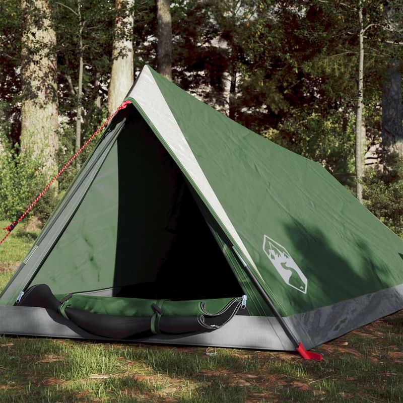 Sport si Outdoor - Camping - Corturi camping - Cort de camping pentru 2 persoane, verde, impermeabil - Infinity.ro