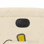 Ingrijire personala si Cosmetice - Sanatate si wellness - Articole wellness - Fotolii de masaj - Fotoliu electric de masaj rabatabil cu ridicare, crem, textil - Infinity.ro