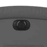 Casa si Gradina - Mobilier - Scaune si fotolii - Fotolii - Fotoliu rabatabil electric, gri, piele ecologica - Infinity.ro