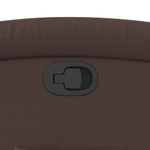 Casa si Gradina - Mobilier - Scaune si fotolii - Fotolii - Fotoliu rabatabil cu ridicare, maro, piele ecologica - Infinity.ro