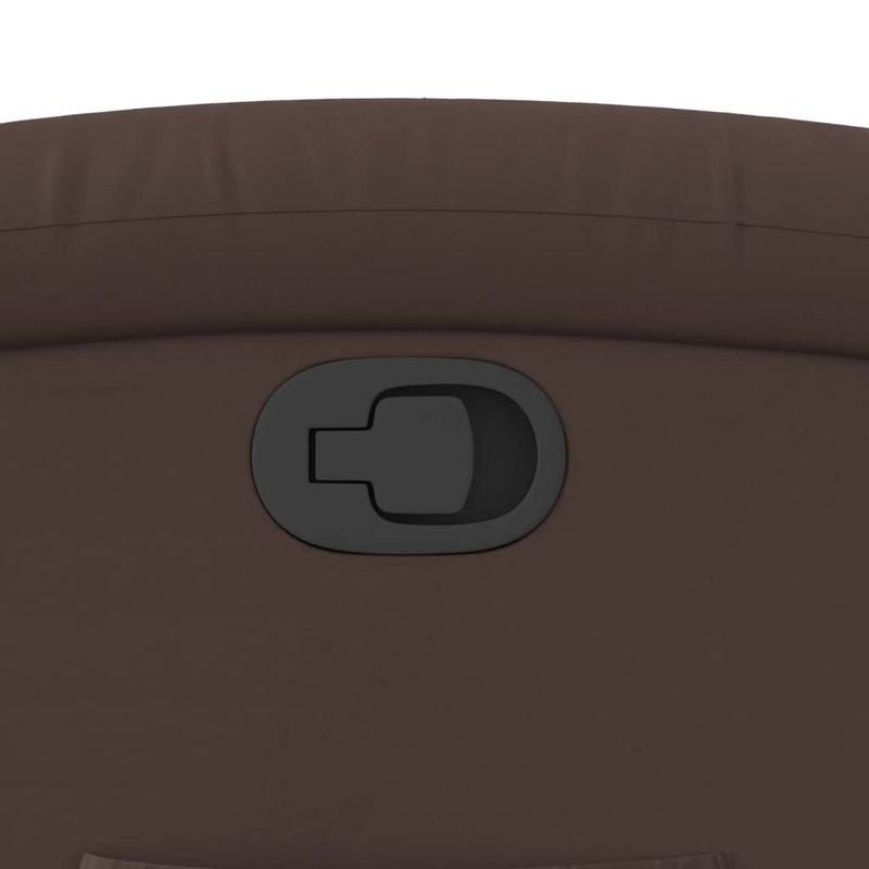 Casa si Gradina - Mobilier - Scaune si fotolii - Fotolii - Fotoliu rabatabil cu ridicare, maro, piele ecologica - Infinity.ro