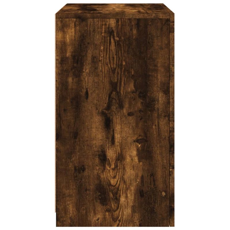 Casa si Gradina - Mobilier - Dulapuri si sifoniere - Dulapuri - Dulap lateral cu lumini LED, stejar fumuriu, lemn prelucrat - Infinity.ro