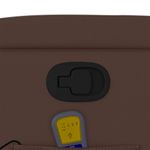 Ingrijire personala si Cosmetice - Sanatate si wellness - Articole wellness - Fotolii de masaj - Fotoliu de masaj rabatabil cu ridicare, maro, piele ecologica - Infinity.ro