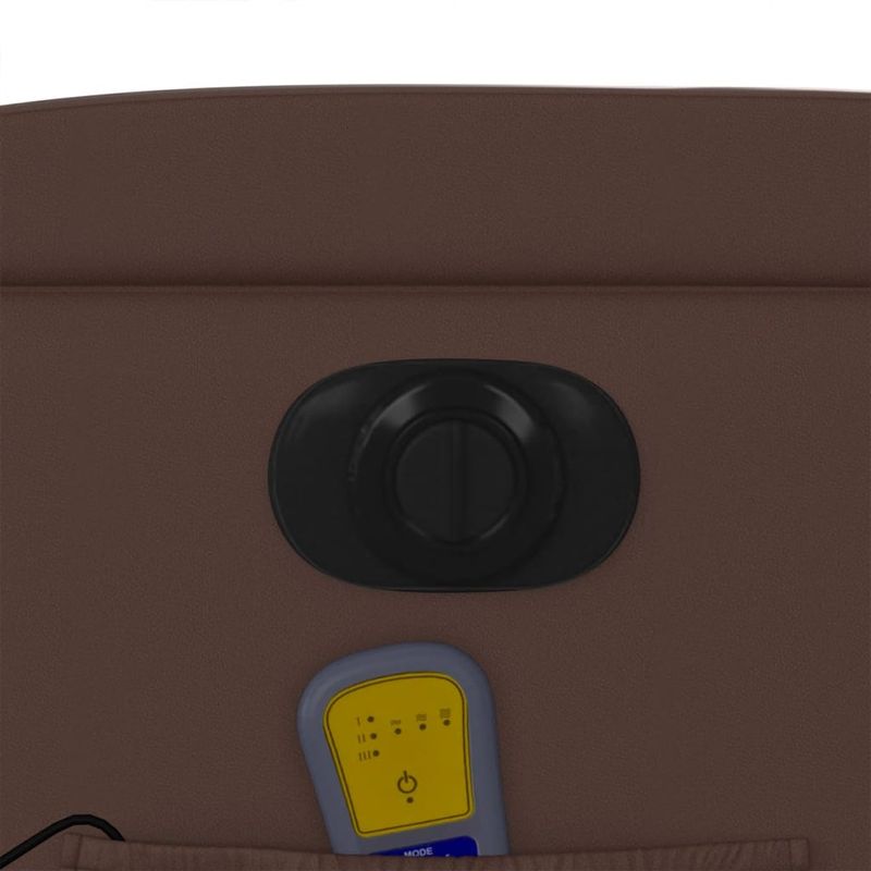 Ingrijire personala si Cosmetice - Sanatate si wellness - Articole wellness - Fotolii de masaj - Fotoliu electric de masaj rabatabil, maro, piele ecologica - Infinity.ro