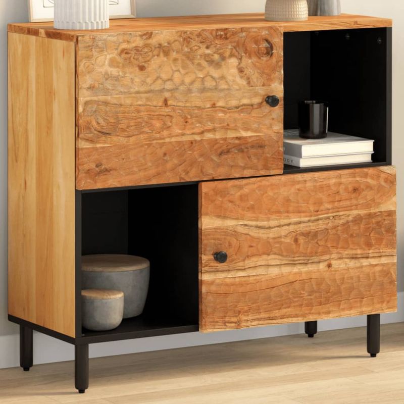 Casa si Gradina - Mobilier - Comode si corpuri - Comode - Dulap lateral, 80x33x75 cm, lemn masiv de acacia - Infinity.ro