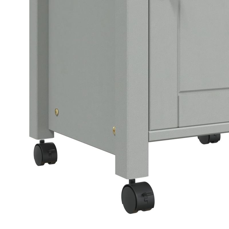 Casa si Gradina - Bucatarie si vesela - Ustensile bucatarie - Cosuri servire - Carucior de bucatarie „MONZA”, 48x40x90 cm, lemn masiv de pin - Infinity.ro