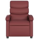 Ingrijire personala si Cosmetice - Sanatate si wellness - Articole wellness - Fotolii de masaj - Fotoliu de masaj electric rabatabil, rosu vin, piele ecologica - Infinity.ro