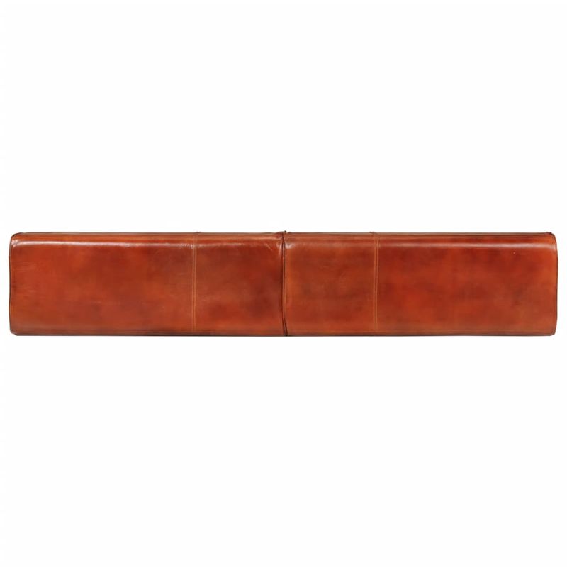 Casa si Gradina - Mobilier - Canapele si coltare - Banchete - Banca de gimnastica, maro, 160 cm, piele naturala - Infinity.ro