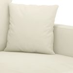 Casa si Gradina - Mobilier - Canapele si coltare - Canapele - Canapea cu 2 locuri, crem, 140 cm, catifea - Infinity.ro