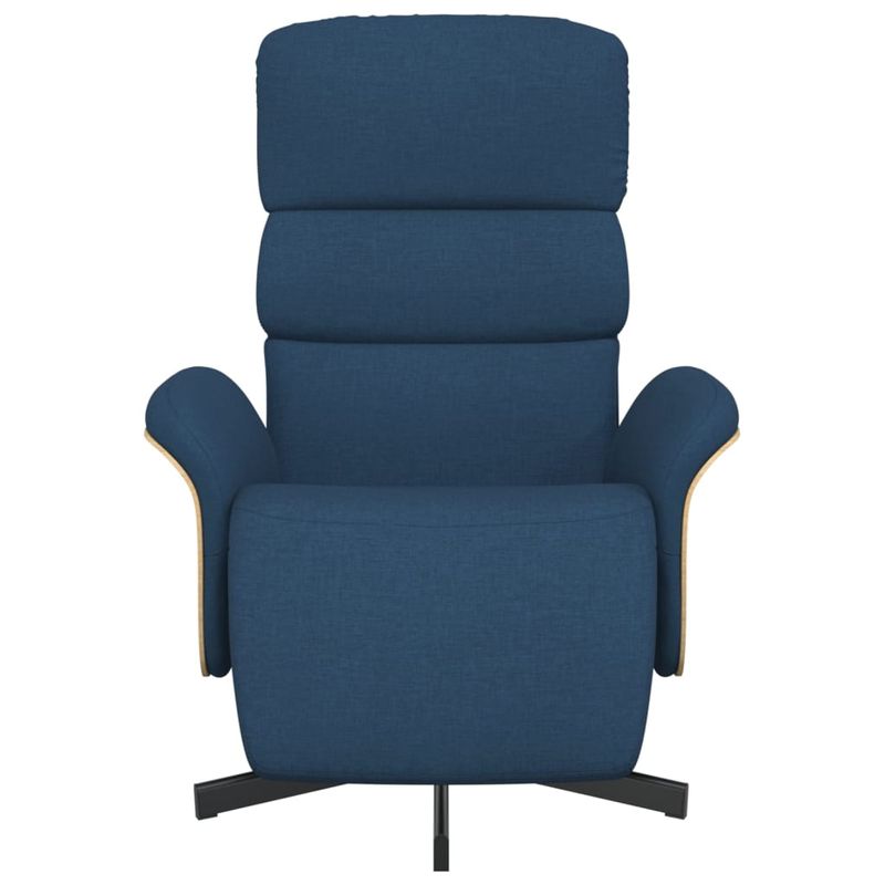 Casa si Gradina - Mobilier - Scaune si fotolii - Fotolii - Fotoliu rabatabil cu suport de picioare, albastru, textil - Infinity.ro