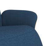 Casa si Gradina - Mobilier - Scaune si fotolii - Fotolii - Fotoliu rabatabil cu suport de picioare, albastru, textil - Infinity.ro