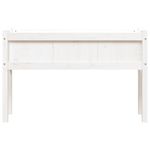 Casa si Gradina - Gradinarit si plante - Plante si ghivece - Ghivece si suporturi - Jardiniere de gradina cu picioare 2 buc. alb lemn masiv de pin - Infinity.ro