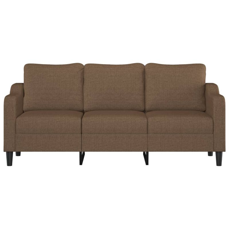 Casa si Gradina - Mobilier - Canapele si coltare - Canapele - Canapea cu 3 locuri, maro, 180 cm, material textil - Infinity.ro