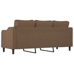 Casa si Gradina - Mobilier - Canapele si coltare - Canapele - Canapea cu 3 locuri, maro, 180 cm, material textil - Infinity.ro