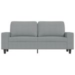 Casa si Gradina - Mobilier - Canapele si coltare - Canapele - Canapea cu 2 locuri, gri deschis, 140 cm, material textil - Infinity.ro