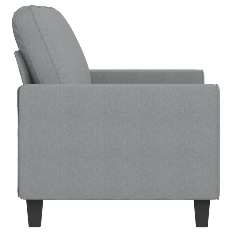 Casa si Gradina - Mobilier - Canapele si coltare - Canapele - Canapea cu 2 locuri, gri deschis, 140 cm, material textil - Infinity.ro