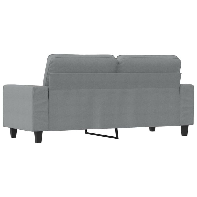 Casa si Gradina - Mobilier - Canapele si coltare - Canapele - Canapea cu 2 locuri, gri deschis, 140 cm, material textil - Infinity.ro