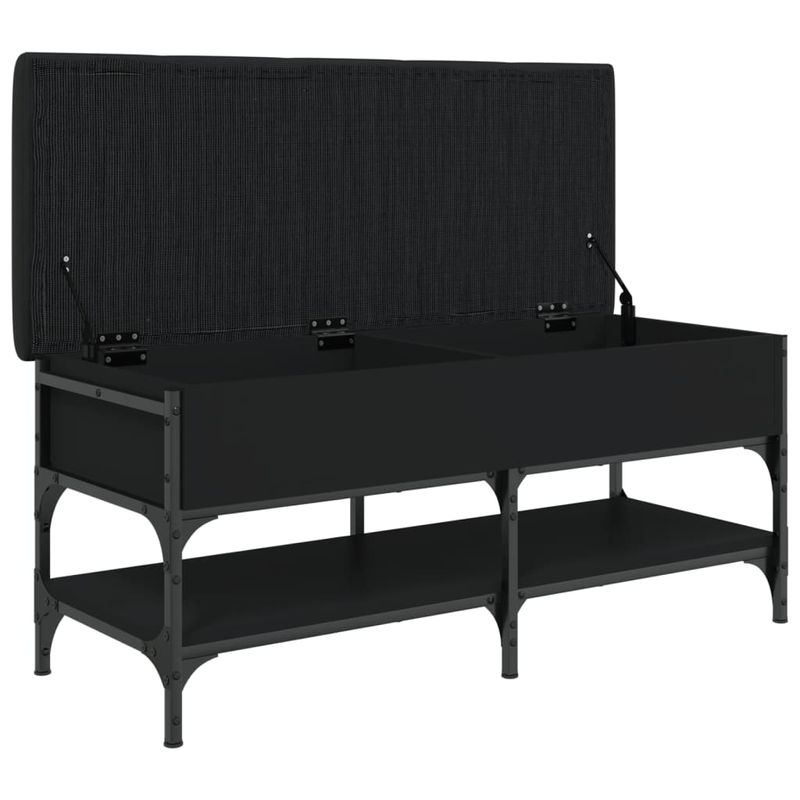 Casa si Gradina - Mobilier - Organizare si depozitare - Bancute - Banca de pantofi, negru, 102x42x45 cm, lemn prelucrat - Infinity.ro