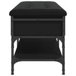 Casa si Gradina - Mobilier - Organizare si depozitare - Bancute - Banca de pantofi, negru, 102x42x45 cm, lemn prelucrat - Infinity.ro