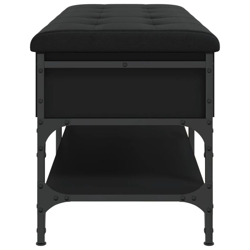 Casa si Gradina - Mobilier - Organizare si depozitare - Bancute - Banca de pantofi, negru, 102x42x45 cm, lemn prelucrat - Infinity.ro