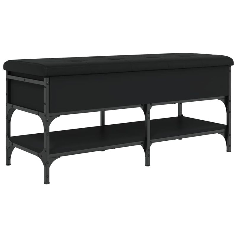 Casa si Gradina - Mobilier - Organizare si depozitare - Bancute - Banca de pantofi, negru, 102x42x45 cm, lemn prelucrat - Infinity.ro