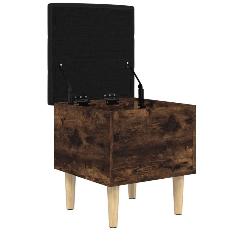 Casa si Gradina - Mobilier - Organizare si depozitare - Bancute - Banca de pantofi, stejar fumuriu, 42x42x46 cm, lemn prelucrat - Infinity.ro