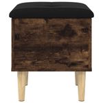 Casa si Gradina - Mobilier - Organizare si depozitare - Bancute - Banca de pantofi, stejar fumuriu, 42x42x46 cm, lemn prelucrat - Infinity.ro
