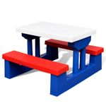Casa si Gradina - Gradina si terasa - Mobilier exterior - Mese gradina - Masa de picnic pentru copii cu banci & umbrela, multicolor - Infinity.ro