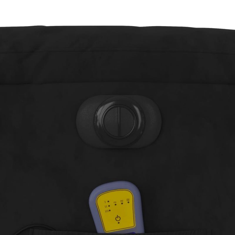 Ingrijire personala si Cosmetice - Sanatate si wellness - Articole wellness - Fotolii de masaj - Fotoliu masaj rabatabil electric cu ridicare, negru, microfibra, model înclinare pe spate electrică - Infinity.ro