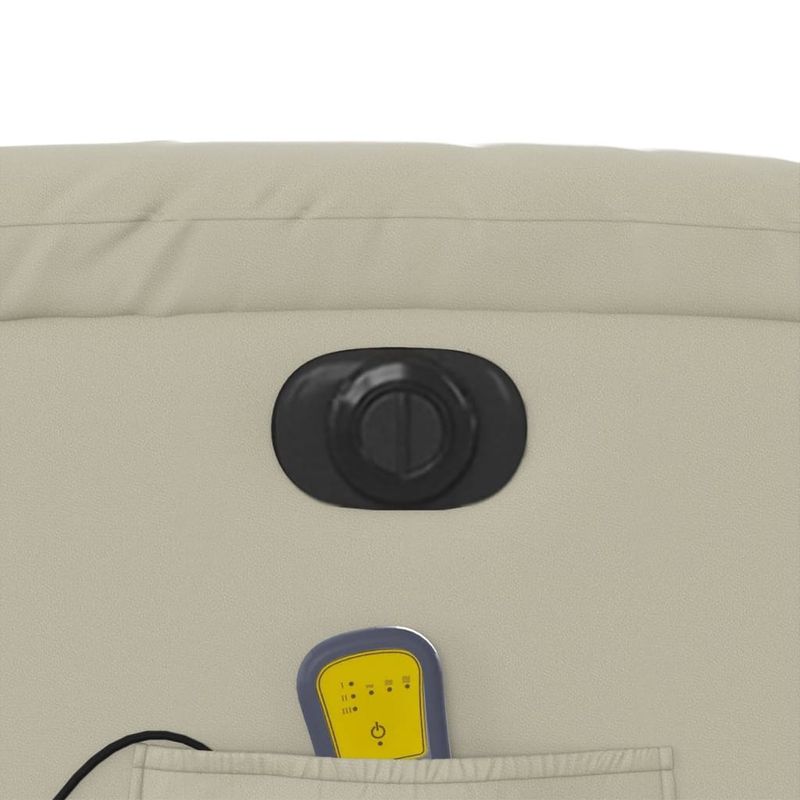 Ingrijire personala si Cosmetice - Sanatate si wellness - Articole wellness - Fotolii de masaj - Fotoliu electric de masaj rabatabil, crem, piele ecologica - Infinity.ro