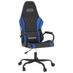 PC, gaming si accesorii - Gaming - Accesorii gaming - Scaune gaming - Scaun de gaming de masaj, negru si albastru, piele ecologica - Infinity.ro